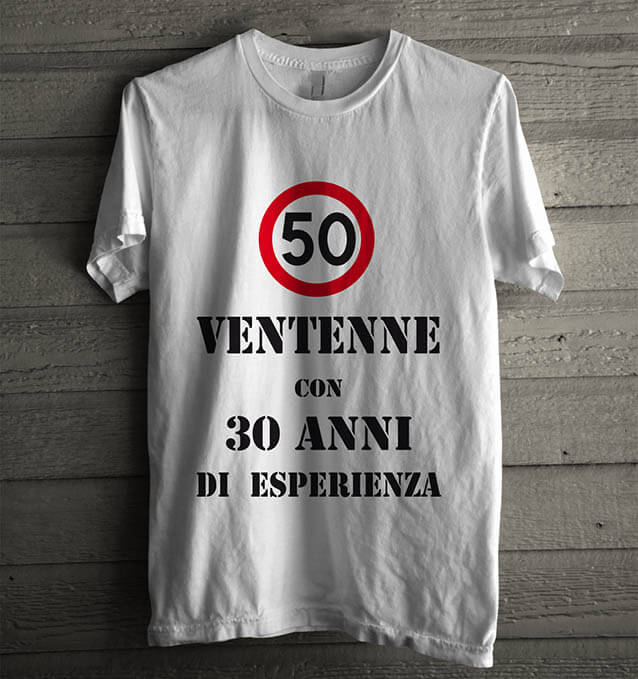 magliette celebrative 50 anni 