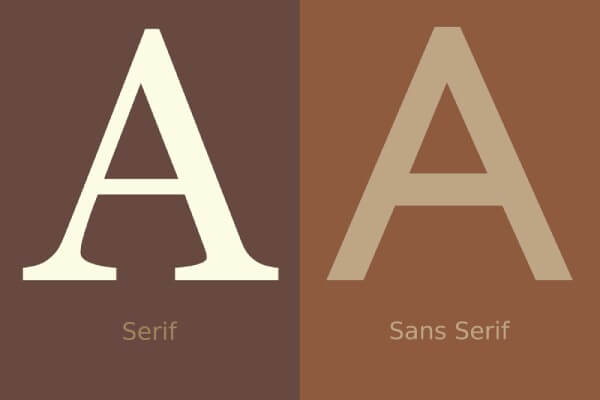 magliette personalizzate con font sans serif