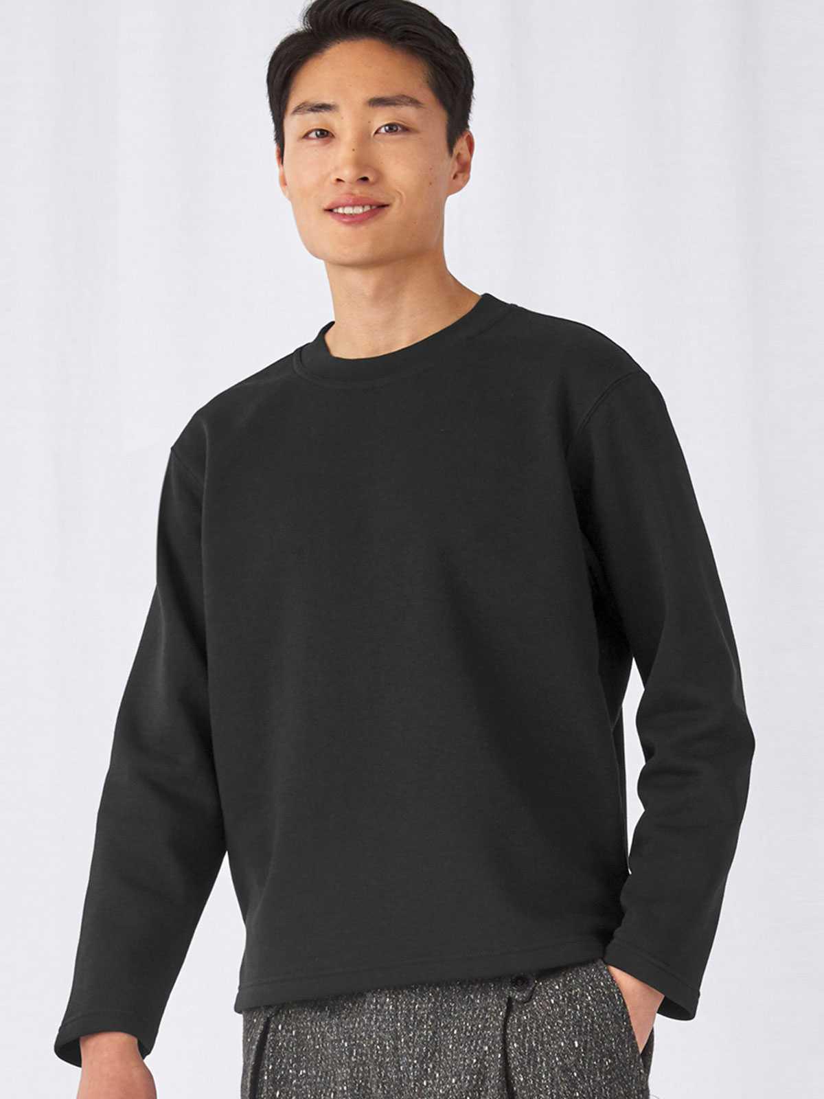 Felpe B C Men s open hem sweatshirt WU610