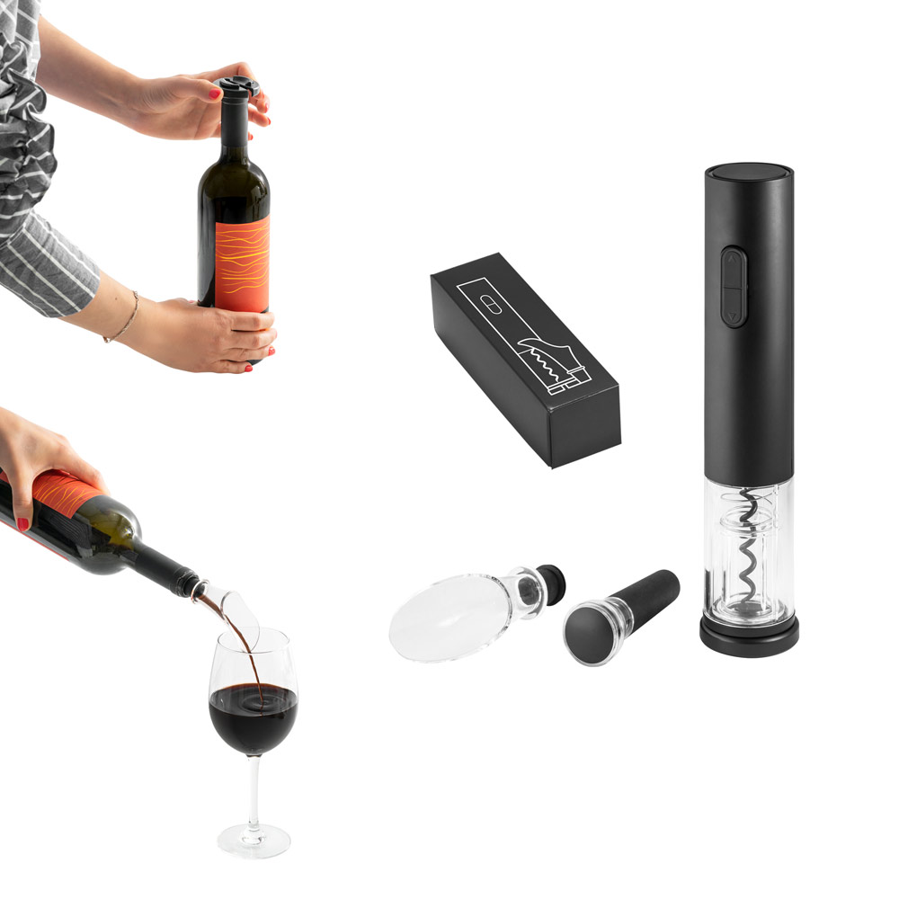 Accessori Vino Gadget WINERY. Cavatappi elettrico e accessori 94248